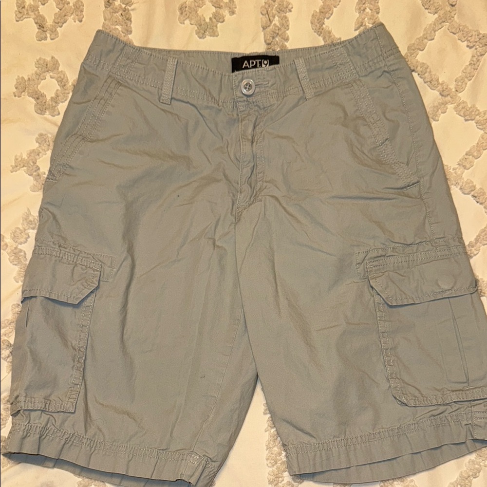 Apt. 9 Gray Cargo Shorts with Relaxed Fit